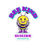 Suicide Awareness Bee Kind Sticker