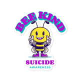 Suicide Awareness Bee Kind Sticker - The Awareness Store