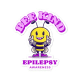 Epilepsy Awareness Bee Kind Sticker