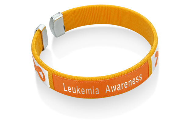 Leukemia Awareness Bangle Bracelet