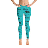 PTSD Awareness Be Kind Pattern Leggings