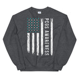 PCOS Awareness USA Flag Sweatshirt