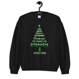 Depression Awareness Christmas Hope Sweatshirt - The Awareness Store