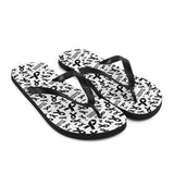 Melanoma Awareness Ribbon Pattern Flip-Flops - The Awareness Store