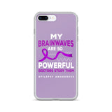 Epilepsy Awareness Doctors Study My Brainwaves iPhone Case