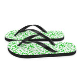 Mental Health Awareness Ribbon Pattern Flip-Flops - The Awareness Store