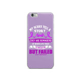 Lupus Awareness My Scars Tell A Story iPhone Case - The Awareness Store