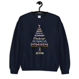 Autism Awareness Christmas Hope Sweatshirt - The Awareness Store