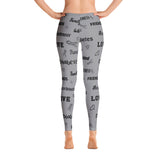 Diabetes Awareness Be Kind Pattern Leggings