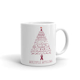 Multiple Myeloma Awareness Christmas Hope Mug