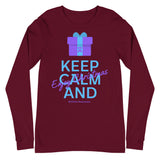 Rheumatoid Arthritis Awareness Keep Calm and Enjoy Christmas Long Sleeve T-Shirt