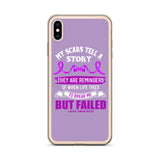 Lupus Awareness My Scars Tell A Story iPhone Case - The Awareness Store