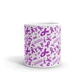 Cystic Fibrosis Awareness Ribbon Pattern Mug