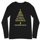 Childhood Cancer Awareness Christmas Hope Long Sleeve T-Shirt