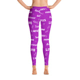 Lupus Awareness Be Kind Pattern Leggings