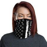 Melanoma Awareness USA Flag Washable Face Mask / Neck Gaiter