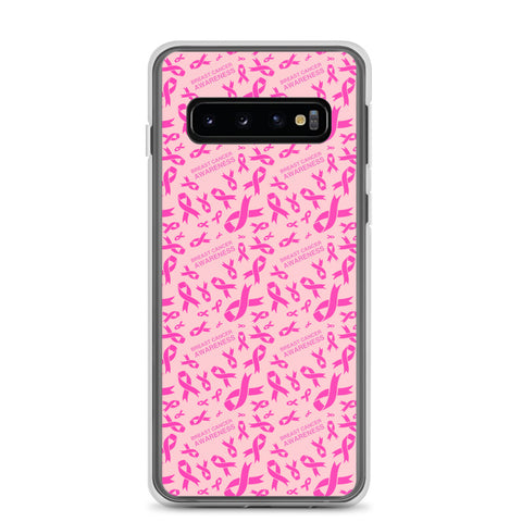 Breast Cancer Awareness Ribbon Pattern Samsung Phone Case - The Awareness Store