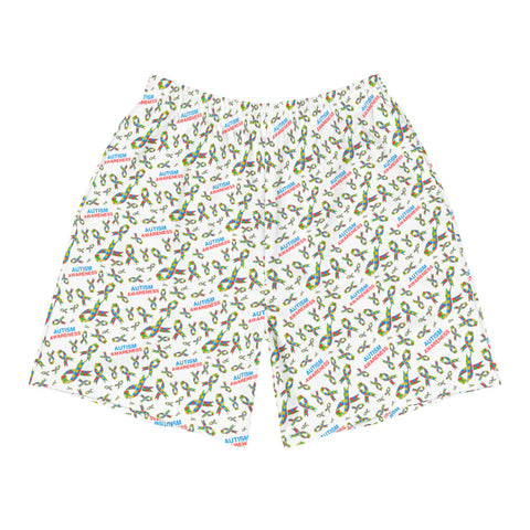 Autism Awareness Ribbon Pattern Shorts - The Awareness Store