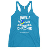 Down Syndrome Awareness Homie With An Extra Chromie Women's Racerback Tank Top
