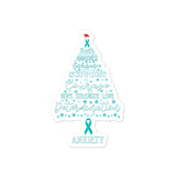 Anxiety Awareness Christmas Hope Sticker