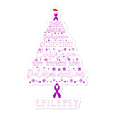 Epilepsy Awareness Christmas Hope Sticker