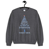 Stomach Cancer Awareness Christmas Hope Sweatshirt - The Awareness Store