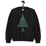 PCOS Awareness Christmas Hope Sweatshirt