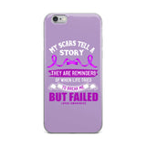 Lupus Awareness My Scars Tell A Story iPhone Case - The Awareness Store