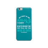 PTSD Awareness My Past Is An Armor iPhone Case - The Awareness Store