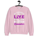 Alzheimer's Awareness We Remember Their Love Sweatshirt