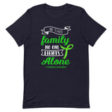 Lymphoma Awareness In This Family No One Fights Alone Premium T-Shirt
