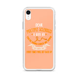 Multiple Sclerosis Awareness Every Time I Will Get Back Up iPhone Case