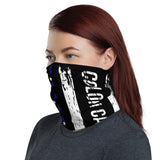 Colon Cancer Awareness USA Flag Washable Face Mask / Neck Gaiter