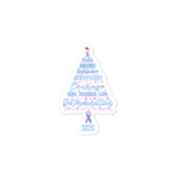 SIDS Awareness Christmas Hope Sticker