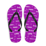 Pancreatic Cancer Awareness Be Kind Pattern Flip-Flops - The Awareness Store