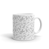 Parkinson's Awareness Ribbon Pattern Mug