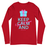 SIDS Awareness Keep Calm and Enjoy Christmas Long Sleeve T-Shirt