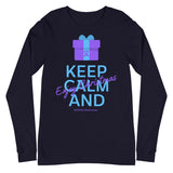 Rheumatoid Arthritis Awareness Keep Calm and Enjoy Christmas Long Sleeve T-Shirt