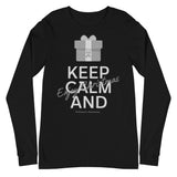 Parkinson's Awareness Keep Calm and Enjoy Christmas Long Sleeve T-Shirt