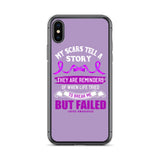 Lupus Awareness My Scars Tell A Story iPhone Case - The Awareness Store