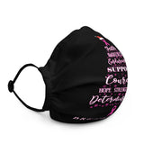Breast Cancer Awareness Christmas Hope Face Mask