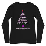 Pancreatic Cancer Awareness Christmas Hope Long Sleeve T-Shirt