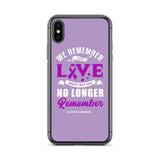 Alzheimer's Awareness We Remember Their Love iPhone Case - The Awareness Store