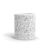 Parkinson's Awareness Ribbon Pattern Mug