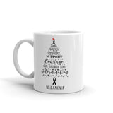 Melanoma Awareness Christmas Hope Mug