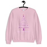 Domestic Violence Awareness Christmas Hope Sweatshirt - The Awareness Store