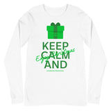 Lymphoma Awareness Keep Calm and Enjoy Christmas Long Sleeve T-Shirt