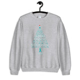 PCOS Awareness Christmas Hope Sweatshirt