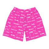 Breast Cancer Awareness Be Kind Pattern Shorts
