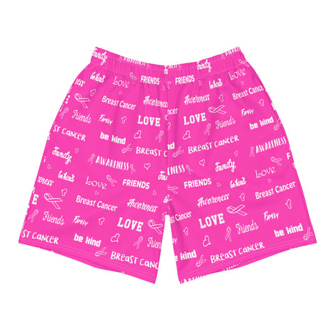 Breast Cancer Awareness Be Kind Pattern Shorts - The Awareness Store